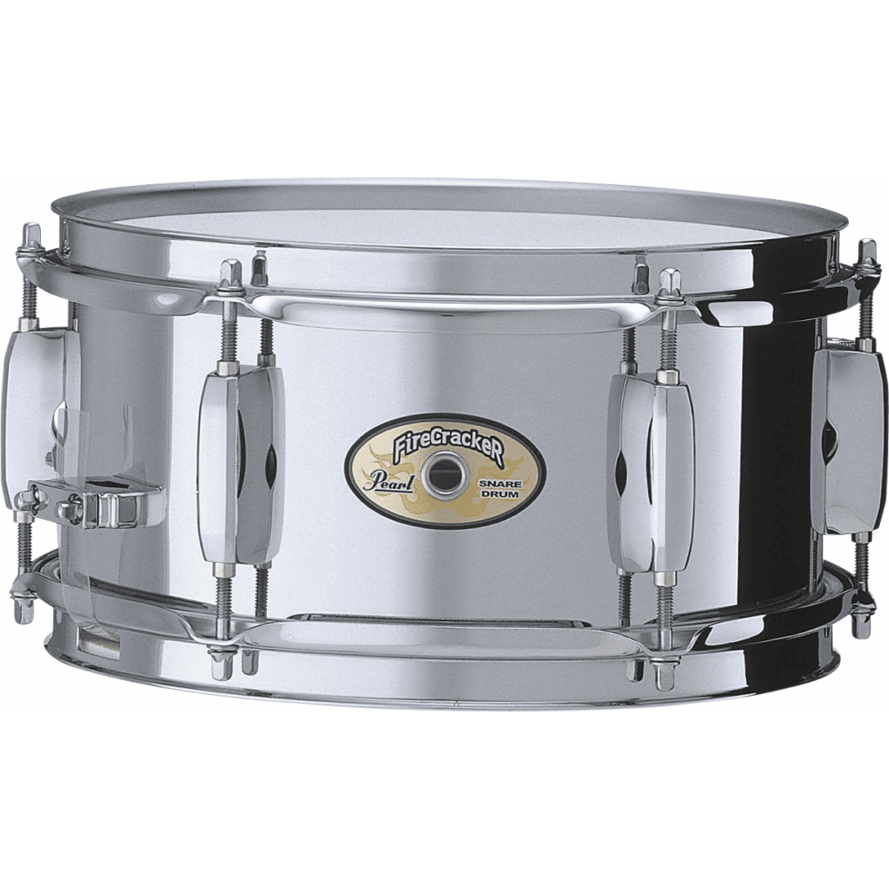 Caisse Claire Pearl Piccolo Short Fuse – 33 X 8,9 Cm – Coque Acier Noir – Son Serré Et Percussif – Pour Batteries