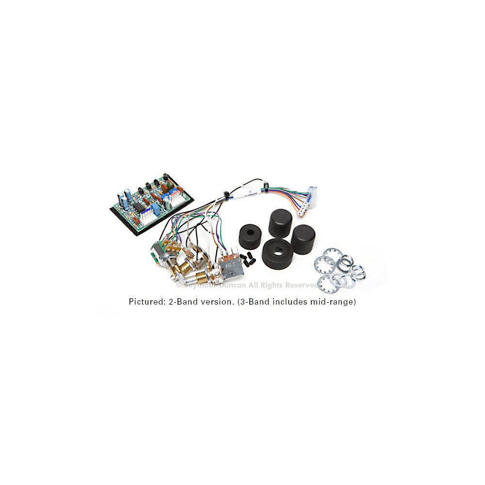Préampli Micro 3 Bandes Avec égaliseur - Pour Micros Dynamiques Et à Condensateur - Alimentation DC 5-12V - 1
