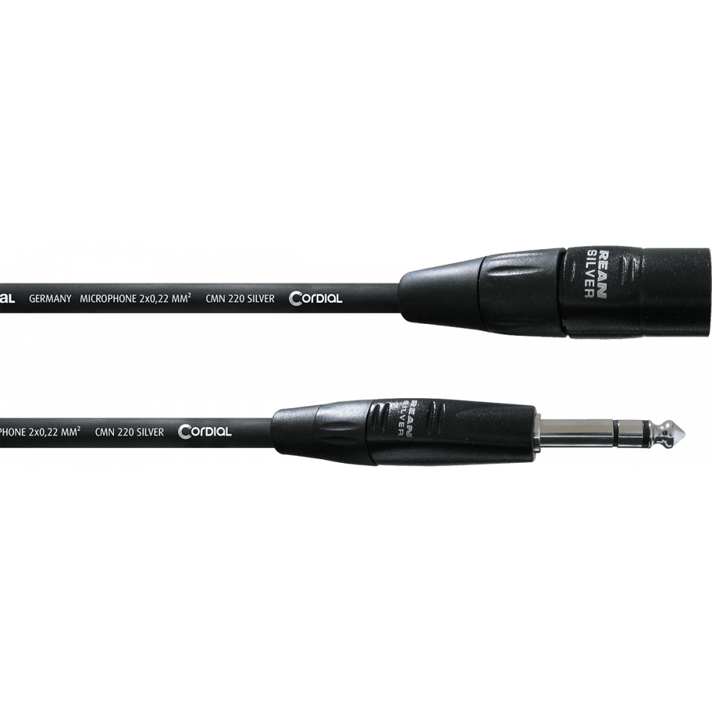 CORDIAL CFU 0.6 PC - 0,6 Meter Audiokabel, 6,3 Mm Mono Jack Naar RCA, Voor Instrumenten En Audioapparatuur