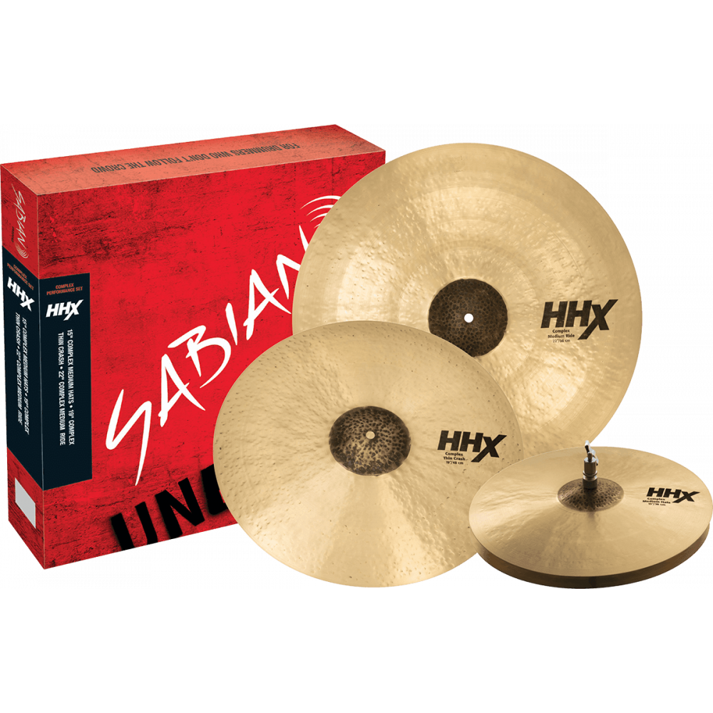 Sabian HHX Complex Performance Set 15" 19" 22" Algam Webstore
