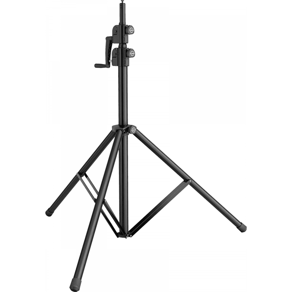 K&M 18950 - Pied Support Clavier Robuste Et Réglable - Charge Max 80 Kg (Noir)