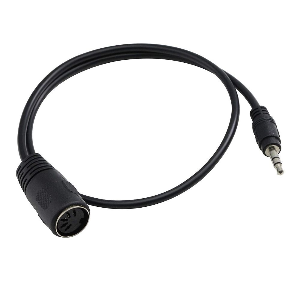 Quiklok Câble MIDI minijack stéréo - DIN femelle 5 points - Type B ...