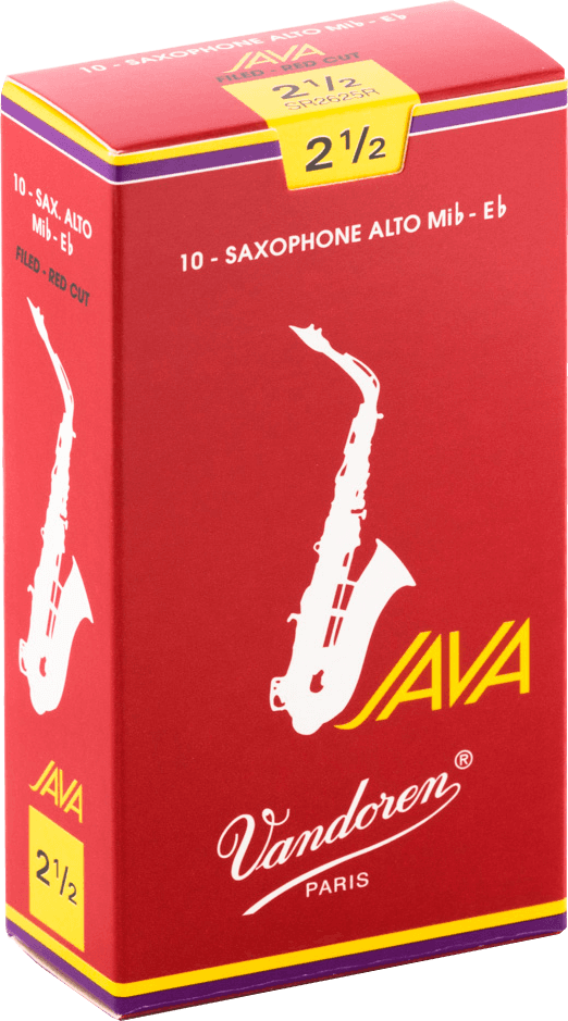 Vandoren Anches saxophone alto Java Red force 2,5