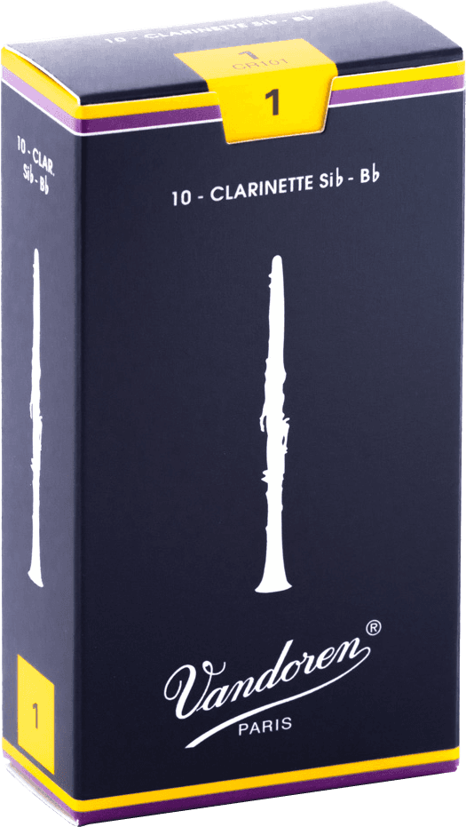 Vandoren Anches clarinette Sib Traditionnelles force 1