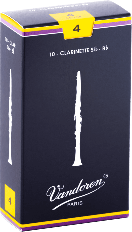 Vandoren Anches clarinette Sib Traditionnelles force 4
