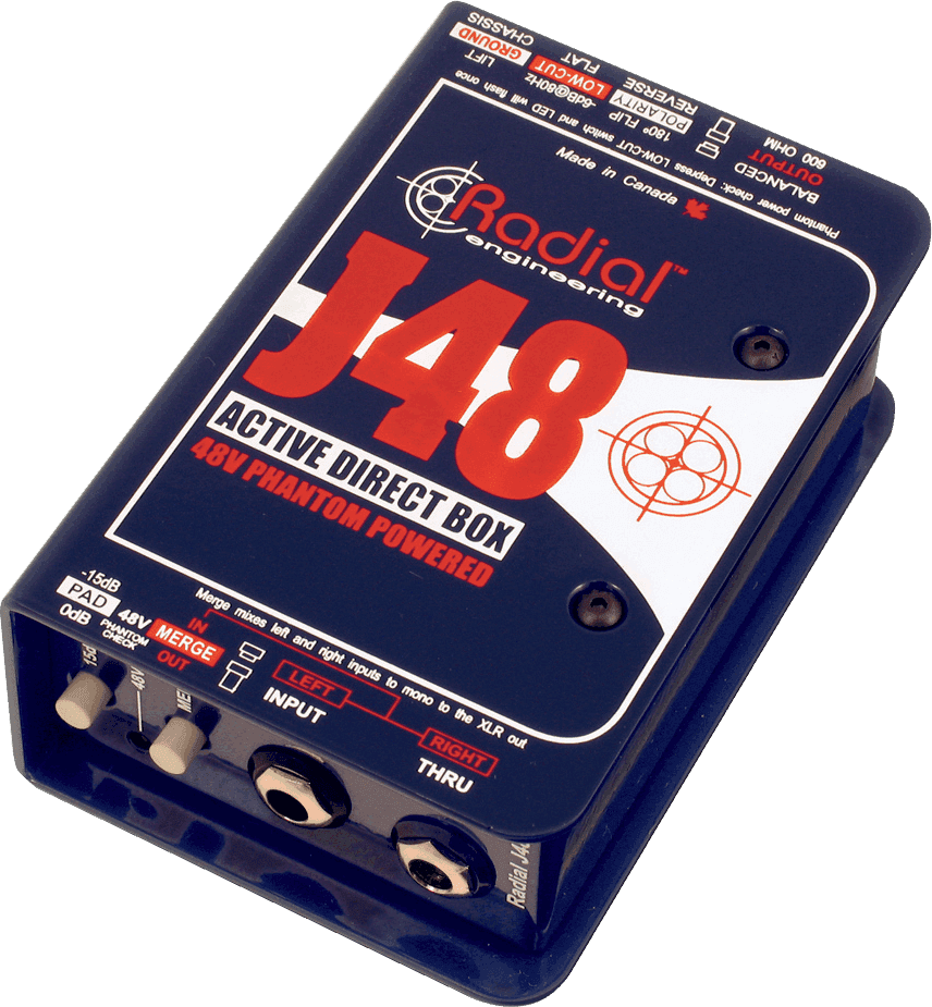 ん*ぽ様 Radial J48 Active Direct Box 本体 Radial J48 - DI active | Algam Webstore