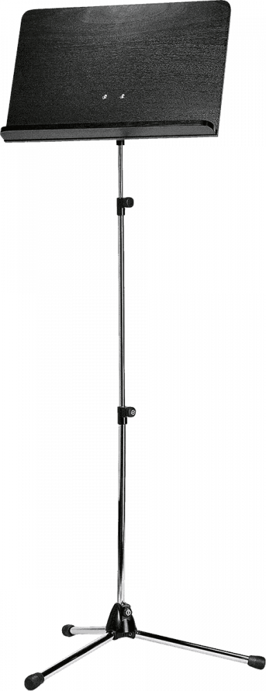 Pupitre D'orchestre BSX - Plateau 50,5x32,5 Cm, Hauteur Réglable 105-160 Cm - Stable Et Pliable