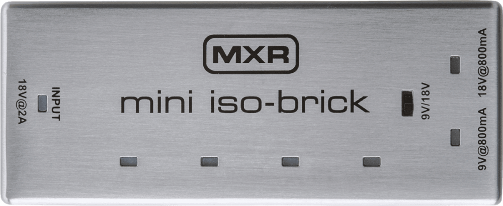 Pédale Alimentation MXR Mini Iso-Brick - 5 Sorties Isolées - 9V/18V - Pour Pédalier Guitare