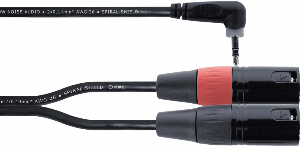 Câble Audio Jack Stéréo CORDIAL 3 M - 1 Jack 6,3 Mm Stéréo Vers 2 Jack 6,3 Mm Mono
