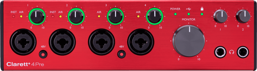 Focusrite Clarett+ 4Pre USB-C | Algam Webstore