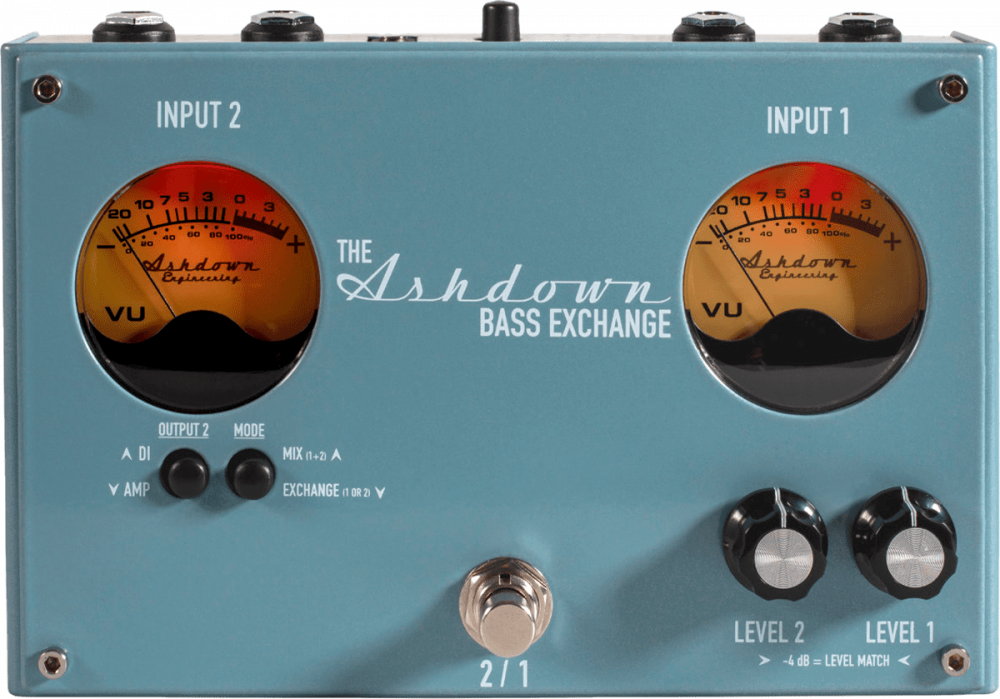 Ashdown THE BASS EXCHANGE - Pédale de commutation 2xEntrées