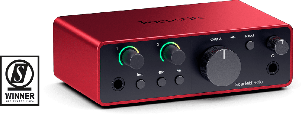 DTM・DAW Focusrite Scarlett Solo 4th Gen Focusrite Scarlett Solo 4th Gen | Algam Webstore