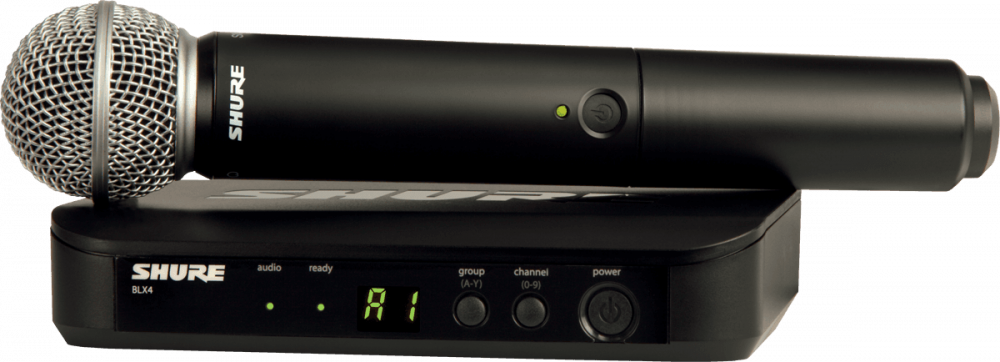 Shure BLX24/SM58 Système sans fil avec micro voix SM58 - M17
