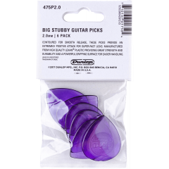Dunlop Big Stubby 2,00mm sachet de 6 - Vue 2