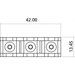 Yellow Parts Sillet bloc cordes noir et clé - Vue 2
