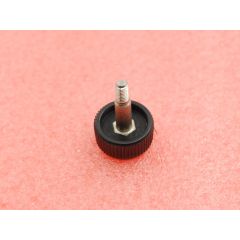 K&M KNURLED SCREW M6X31 BLACK - Vue 2