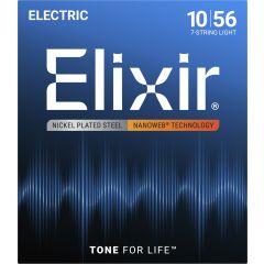 Elixir Electric Nanoweb 7 cordes Light 10-56 - Vue 2