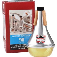 Denis Wick Sourdine trompette droite aluminium fond laiton - Vue 2