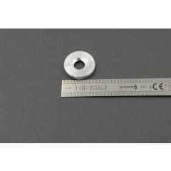 K&M ALU KNURLED DISK, BLANK 3/8" - Vue 2