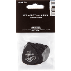 Dunlop Tortex Pitch Black 0,60mm sachet de 12 - Vue 2