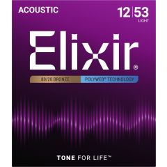 Elixir 11050 Polyweb Bronze 80/20 Light 12-53 - Vue 2