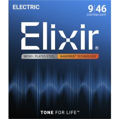 Elixir Electric Nanoweb Custom Light 09-46 - Vue 2