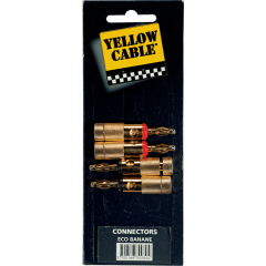 Yellow Cable Fiche banane - lot de 2 - Vue 2