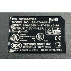 Mackie Alim. 7.5V 4A MCUPRO - Vue 2