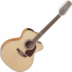 Takamine GJ72CE-12NAT Jumbo, cutaway électro-acoustique, 12 cordes, Natural - Vue 2