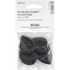 Dunlop Nylon Big Stubby 3,00mm sachet de 6 - Vue 2