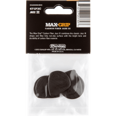 Dunlop Max Grip Jazz III carbon fiber sachet de 6 - Vue 2
