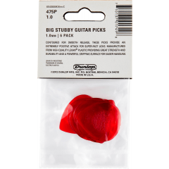 Dunlop Big Stubby 1,00mm sachet de 6 - Vue 2