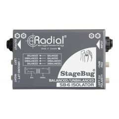Radial StageBug SB-6 - Isolateur de ligne stéréo - Vue 2