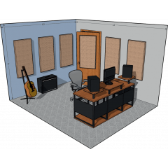 Primacoustic 6 panneaux Broadband biseautés 2 pouces gris - Vue 2