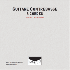 Savarez Jeu guitare contrebasse 6 cordes 75cm - Vue 2