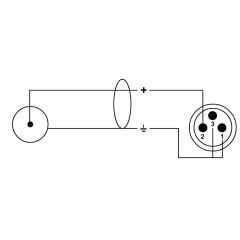 Cordial Câble audio double XLR mâle/Rca 3 m - Vue 2