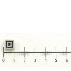 Mackie Bouton gris MUTE 9X9mm 1604VLZ - Vue 2