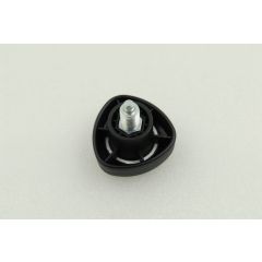 K&M SNAP-ON HANDLE, WITH LOGO, BLACK - Vue 2