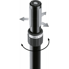 K&M 21366 Tube de liaison "Ring Lock" pour enceinte - Vue 2