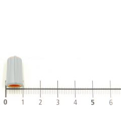 Mackie Bouton Pot. MILLENNIUM Orange - Vue 2