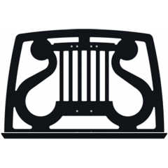 Manhasset Pupitre d'orchestre stylisé lyre - Vue 2