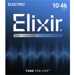 Elixir 12050 Polyweb Nickel Light 10-46 - Vue 2
