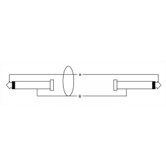 Cordial Câble instrument Rean jack/jack 30 cm - Vue 2