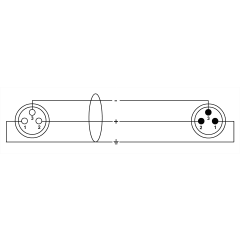 Cordial Câble micro 2 x 0,34 mm² - 2,5m - Vue 2