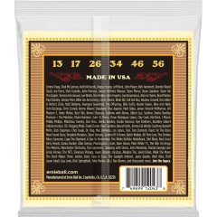 Ernie Ball Earthwood 80/20 bronze regular - silk&steel 13-56 - Vue 2
