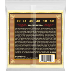 Ernie Ball Earthwood 80/20 bronze extra soft - silk&steel 10-50 - Vue 2