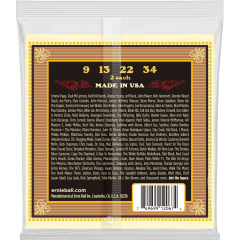 Ernie Ball Earthwood 80/20 bronze mandoline light 9-34 - Vue 2