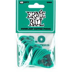 Ernie Ball Mediators everlast sachet de 12 bleu givré 2mm - Vue 2