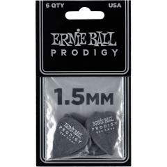 Ernie Ball Mediators prodigy sachet de 6 noir standard 1,5mm - Vue 2