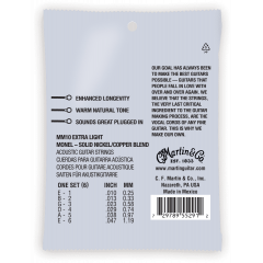 C.F. Martin & Co Jeu Retro Monel extra-light - Vue 2